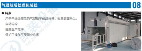氣凝膠后處理包裝線